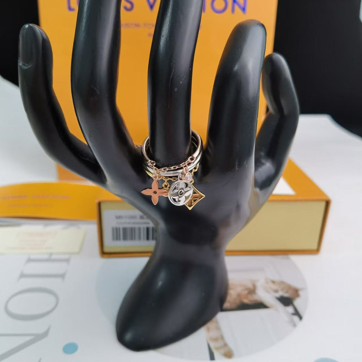 Mysitc 3-Ring Stacked Band Ring
