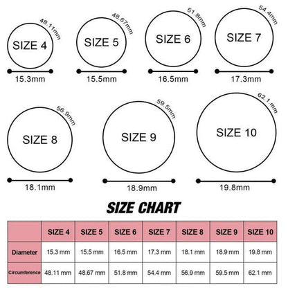[Mysitc]  THREE-ROW DIAMOND RING
