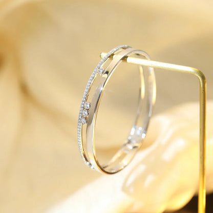 [Mysitc] Move Romane Diamond Bangle Bracelet