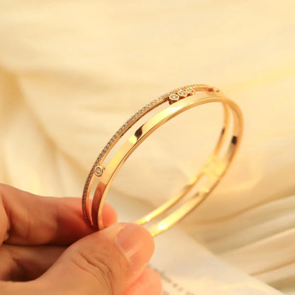 [Mysitc] Move Romane Diamond Bangle Bracelet