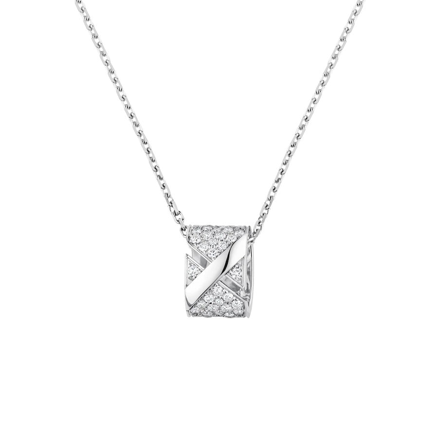 [Mystic]LIENS EVIDENCE DIAMOND PAVED NECKLACE