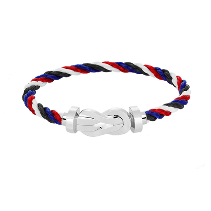 [ミスティック]チャンス ラージ 8桁バックル ダイヤモンドなしブレスレット シルバー