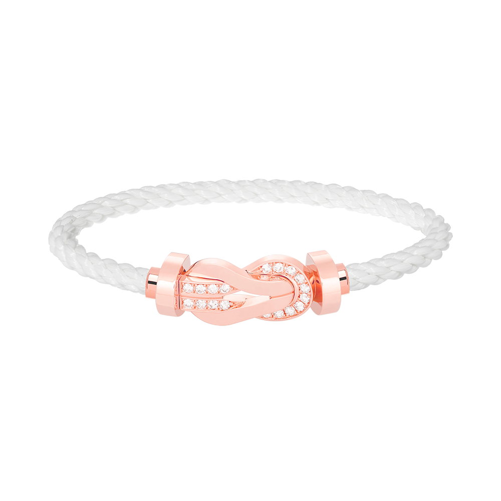 [Mystic]CHANCE Großes 8-stelliges Armband mit Halbdiamanten, Roségold