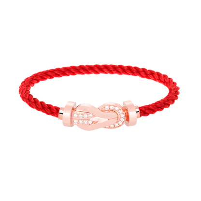 [Mystic]CHANCE Großes 8-stelliges Armband mit Halbdiamanten, Roségold