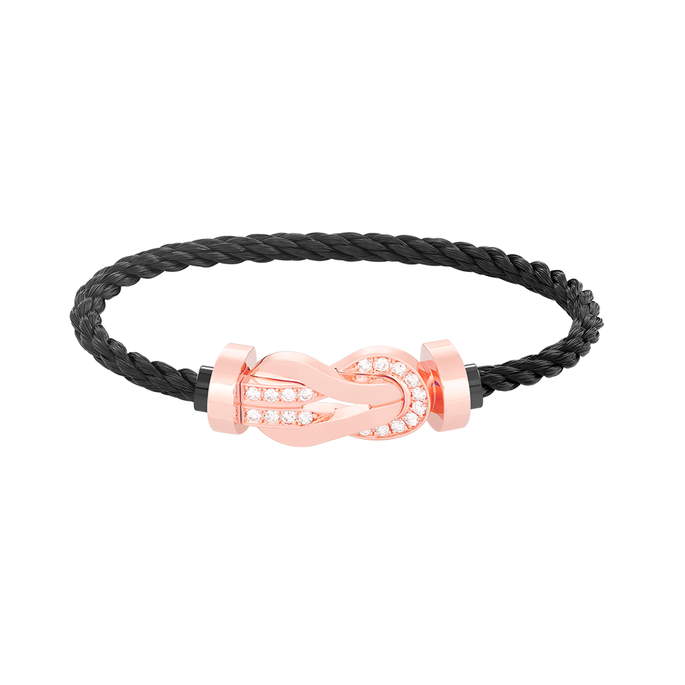 [Mystic]CHANCE Großes 8-stelliges Armband mit Halbdiamanten, Roségold
