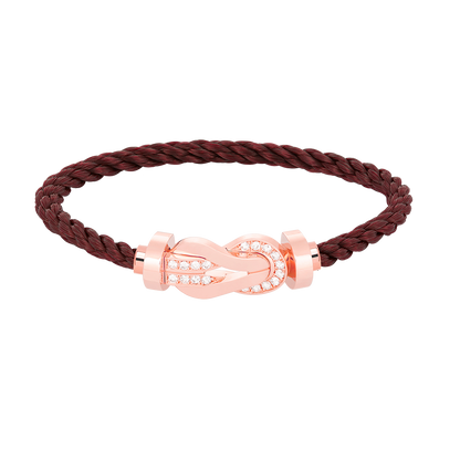 [Mystic]CHANCE Großes 8-stelliges Armband mit Halbdiamanten, Roségold