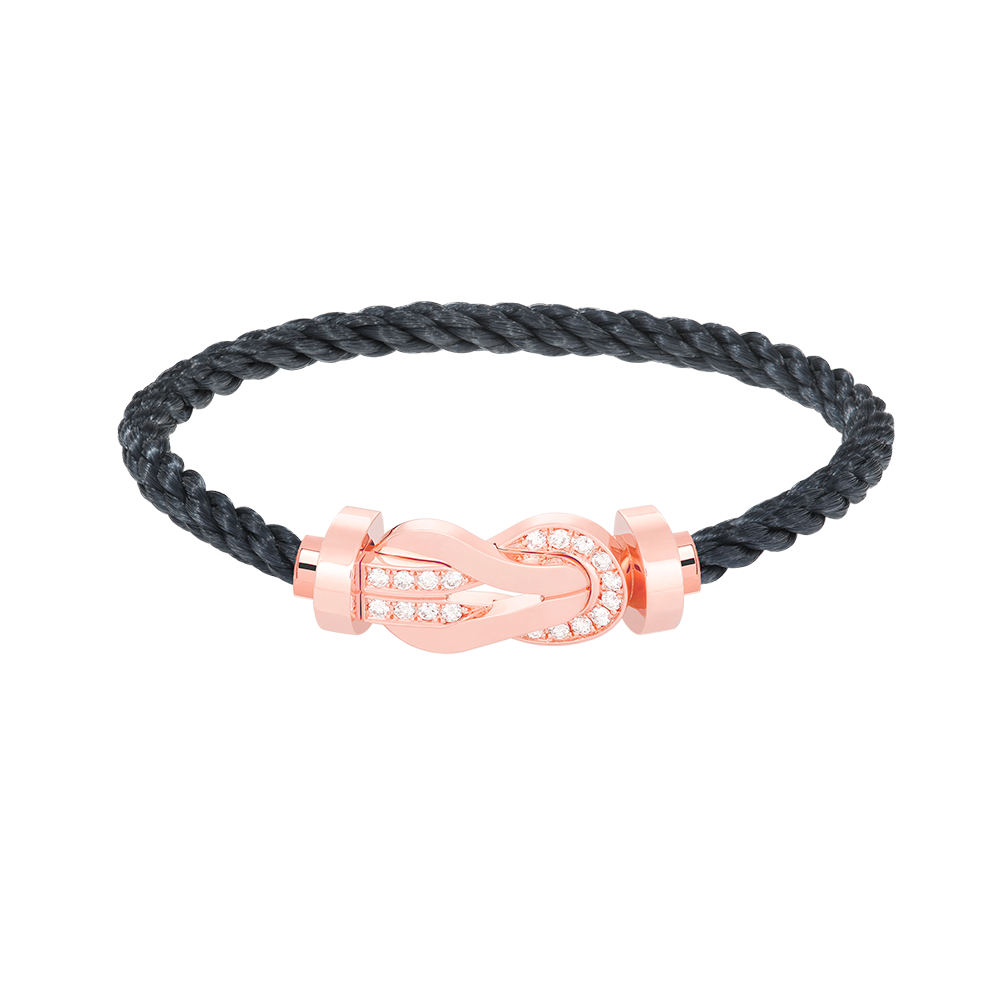 [Mystic]CHANCE Großes 8-stelliges Armband mit Halbdiamanten, Roségold