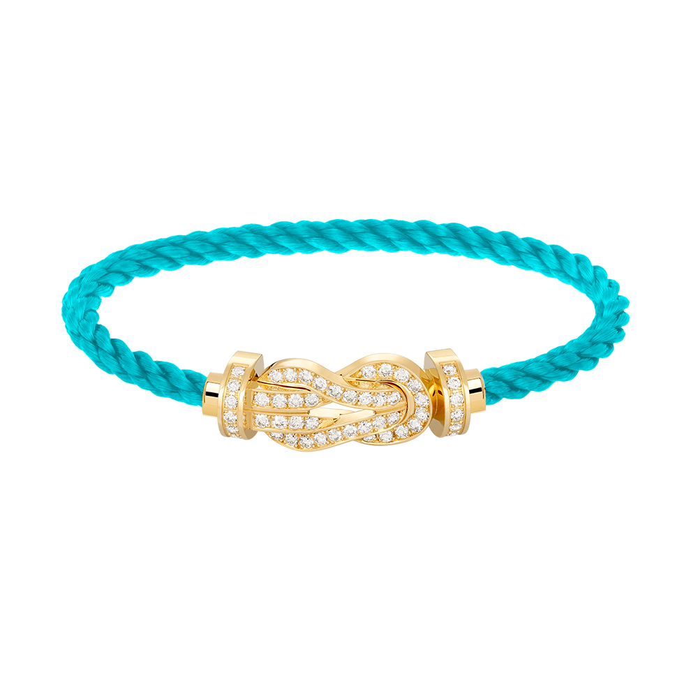 [Mystic Crown]CHANCE LARGE 8 FIGURE BUCKLE FULLDIAMOND BRACELET GOLD