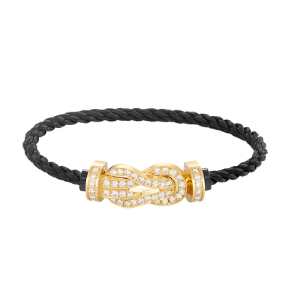 [Mystic Crown]CHANCE LARGE 8 FIGURE BUCKLE FULLDIAMOND BRACELET GOLD