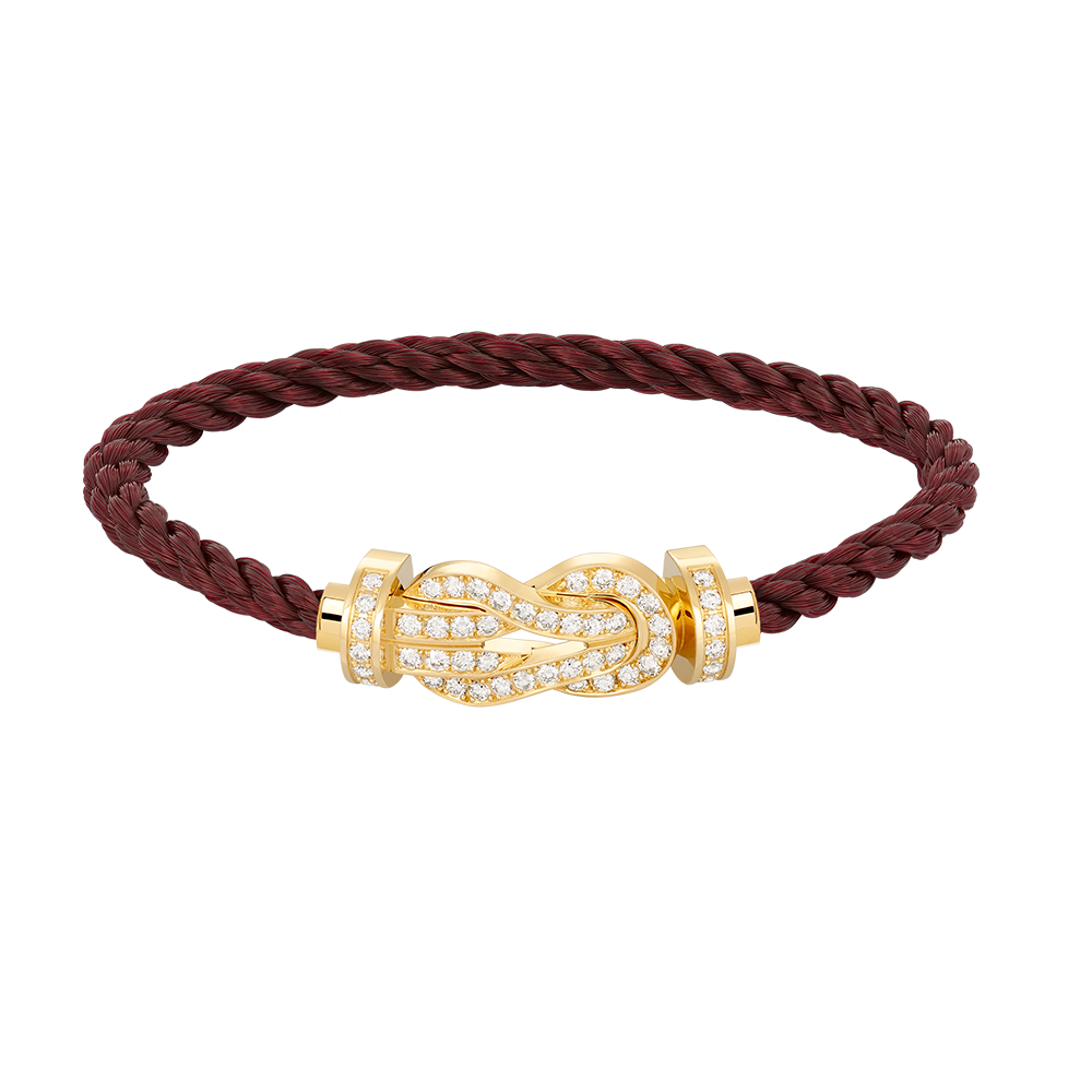 [Mystic]CHANCE LARGE 8 FIGURE BUCKLE FULLDIAMOND BRACELET GOLD