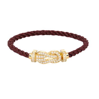 [Mystic]CHANCE LARGE 8 FIGURE BUCKLE FULLDIAMOND BRACELET GOLD
