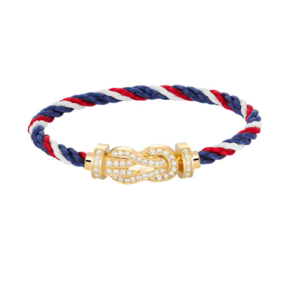 [Mystic]CHANCE LARGE 8 FIGURE BUCKLE FULLDIAMOND BRACELET GOLD