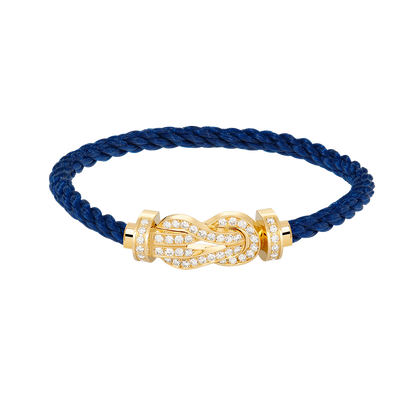 [Mystic]CHANCE LARGE 8 FIGURE BUCKLE FULLDIAMOND BRACELET GOLD