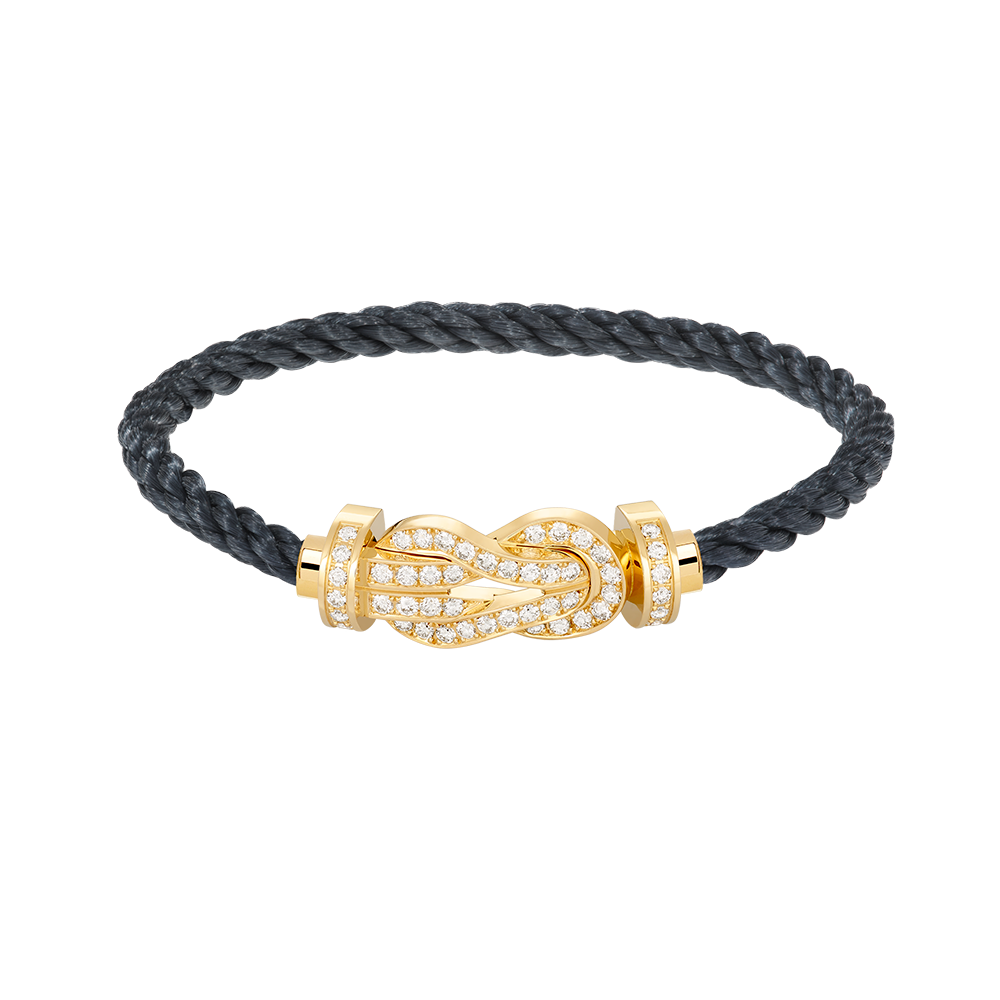 [Mystic]CHANCE LARGE 8 FIGURE BUCKLE FULLDIAMOND BRACELET GOLD