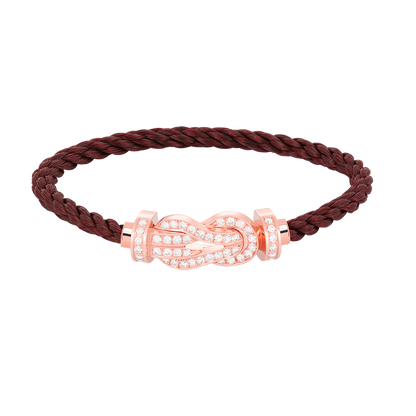 [Mystic]CHANCE LARGE 8 FIGURE BUCKLE FULL DIAMOND BRACELET ROSE GOLD