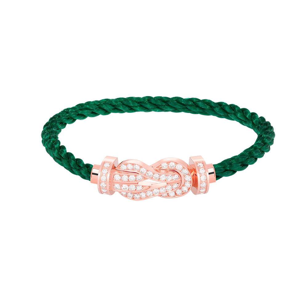 [Mystic]CHANCE LARGE 8 FIGURE BUCKLE FULL DIAMOND BRACELET ROSE GOLD