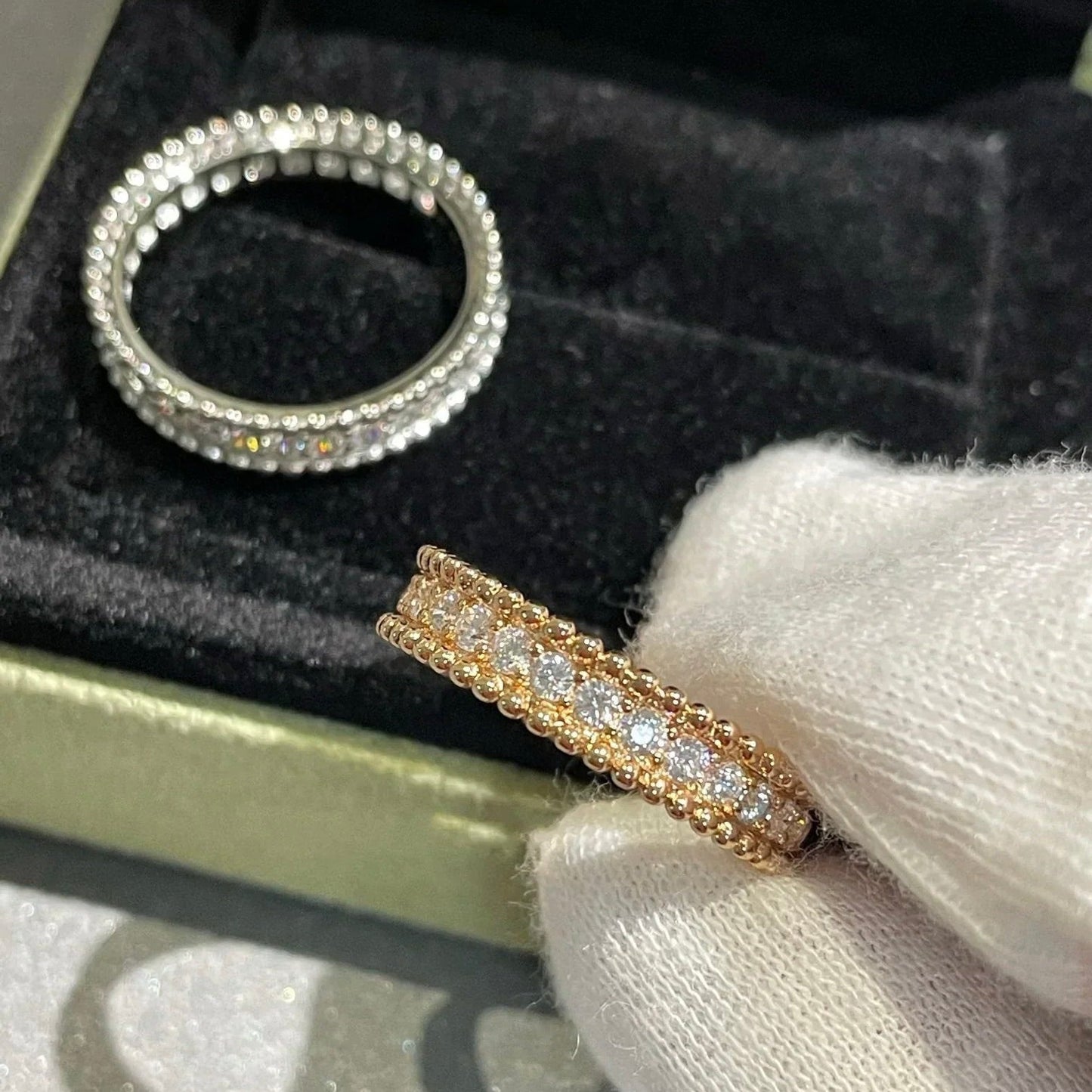 [Mystic]PERLEE DIAMOND SILVER RING