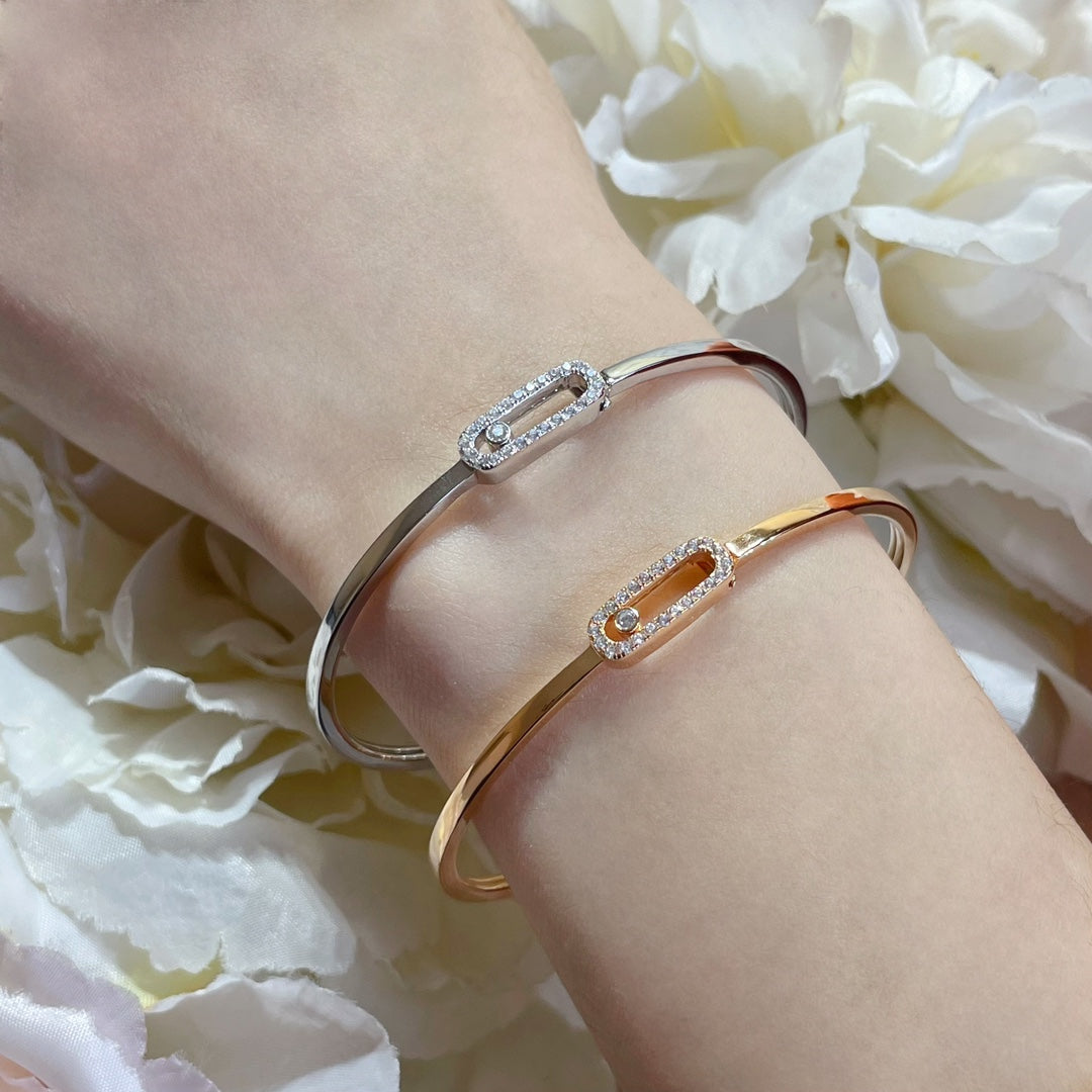 [Mysitc] Move Uno pavé flex bangle medium