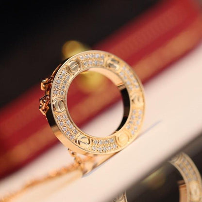 [Mystic]LOVE NECKLACE ADJUSTABLE ROSE GOLD