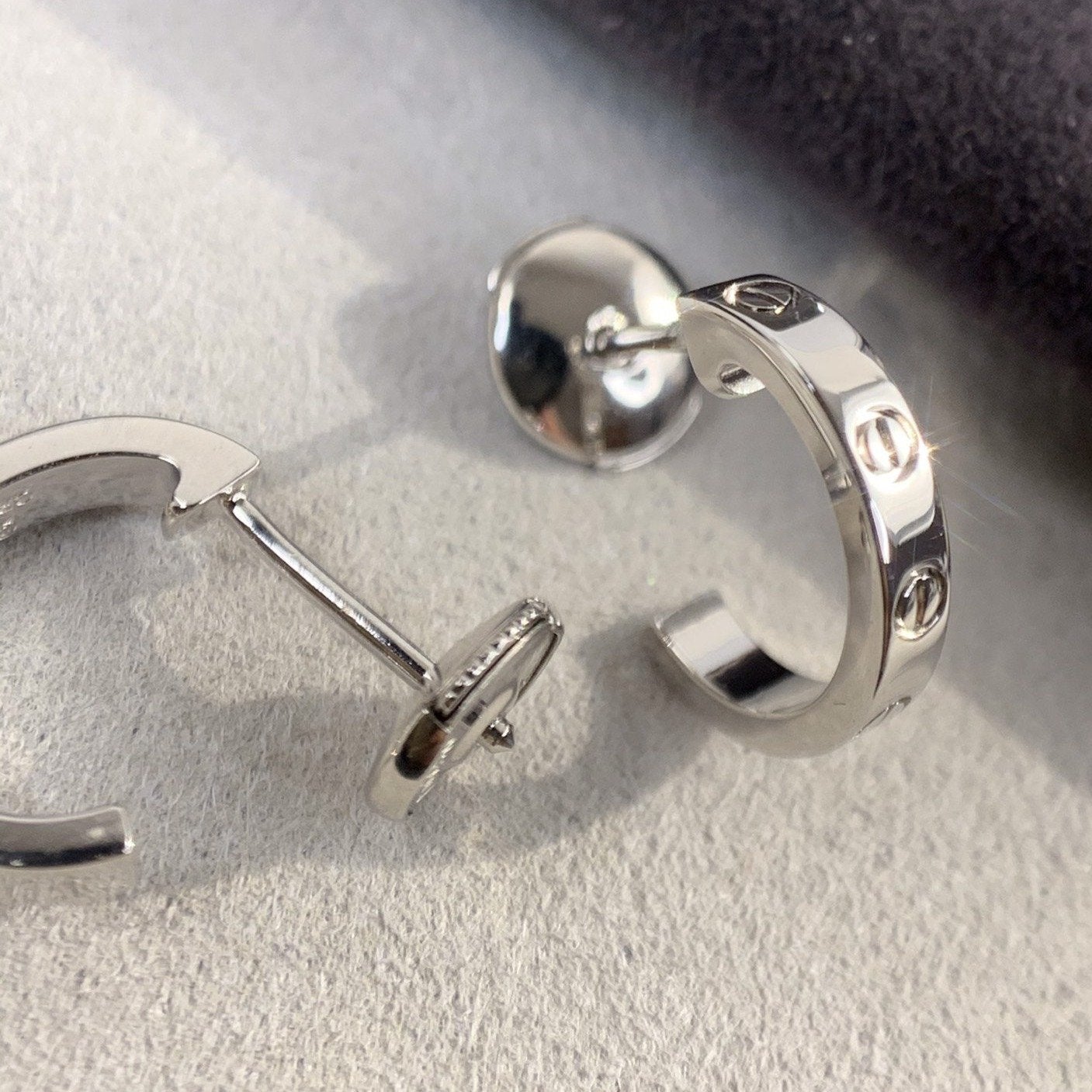 [Mystic Crown]LOVE EARRINGS 2.65MM SILVER