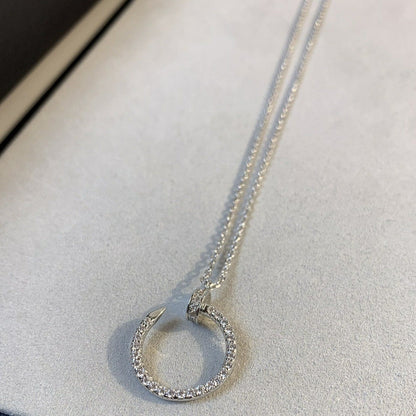 [Mystic]JUSTE NECKLACE SILVER DIAMONDS