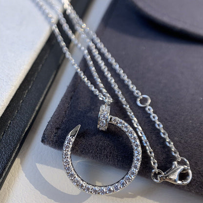 [Mystic]JUSTE NECKLACE SILVER DIAMONDS