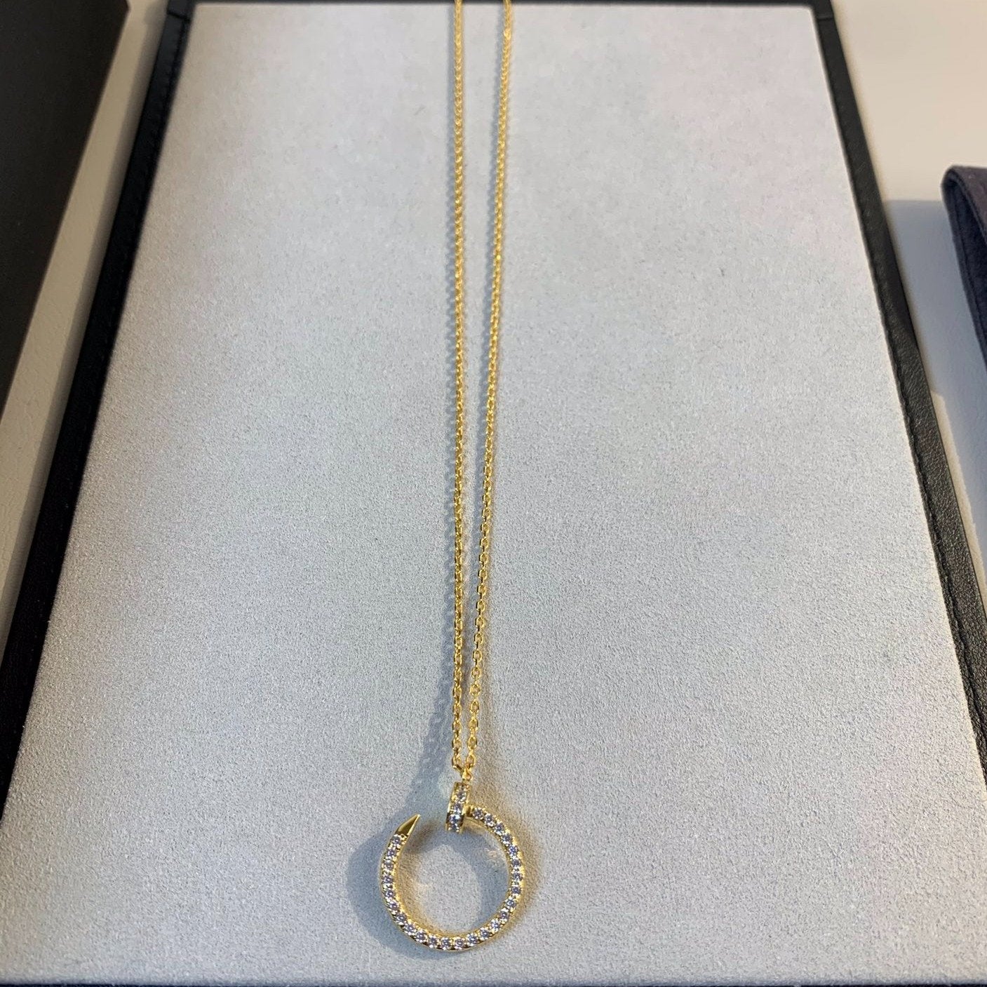 [Mystic]JUSTE NECKLACE GOLD DIAMONDS