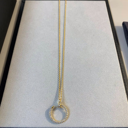 [Mystic]JUSTE NECKLACE GOLD DIAMONDS