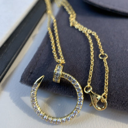 [Mystic]JUSTE NECKLACE GOLD DIAMONDS