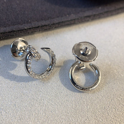 [Mystic]JUSTE EARRINGS SILVER DIAMONDS