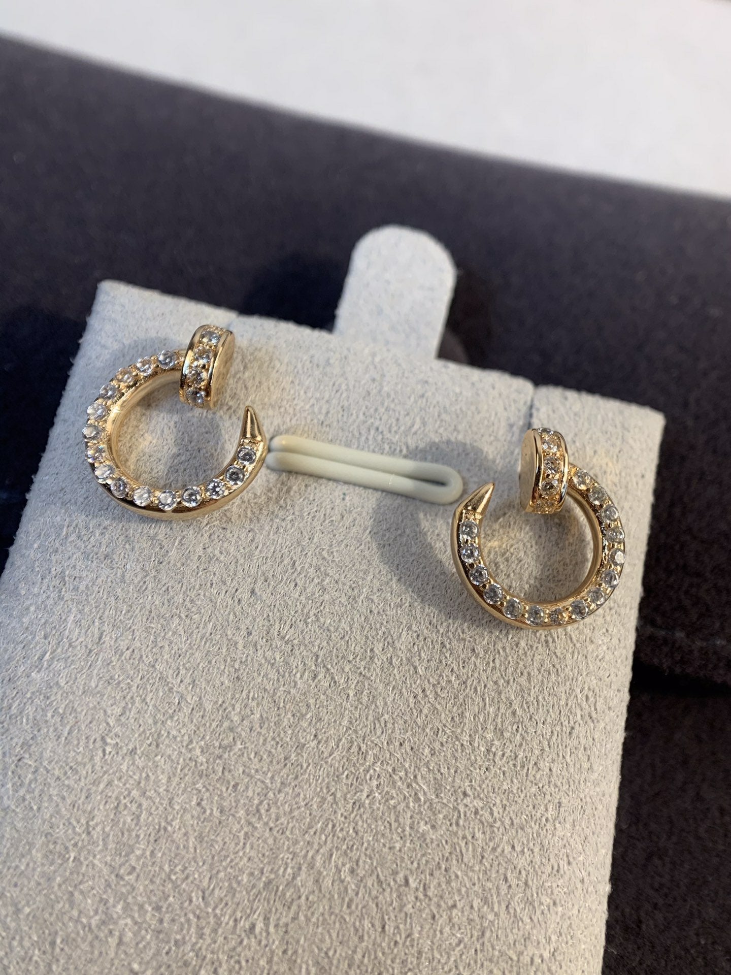 [Mystic]JUSTE EARRINGS GOLD DIAMONDS