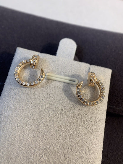 [Mystic]JUSTE EARRINGS GOLD DIAMONDS