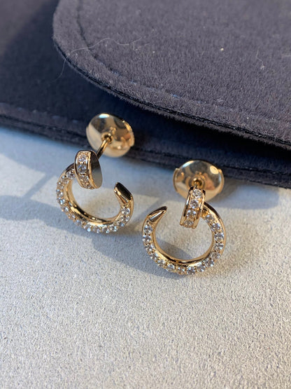 [Mystic]JUSTE EARRINGS GOLD DIAMONDS