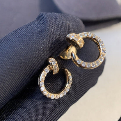 [Mystic]JUSTE EARRINGS GOLD DIAMONDS