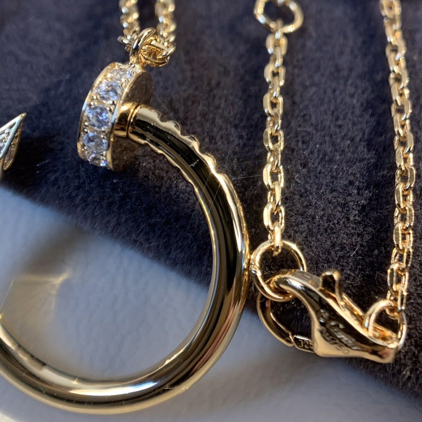 [Mystic]JUSTE NECKLACE PINK GOLD