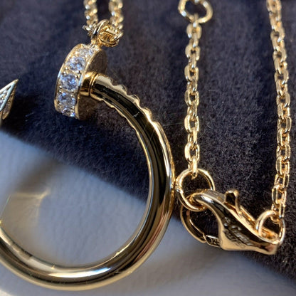 [Mystic]JUSTE NECKLACE PINK GOLD