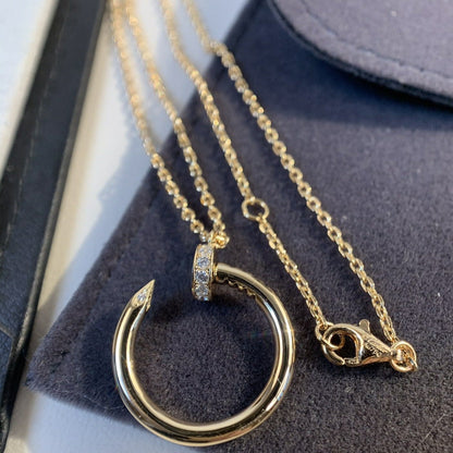 [Mystic]JUSTE NECKLACE PINK GOLD