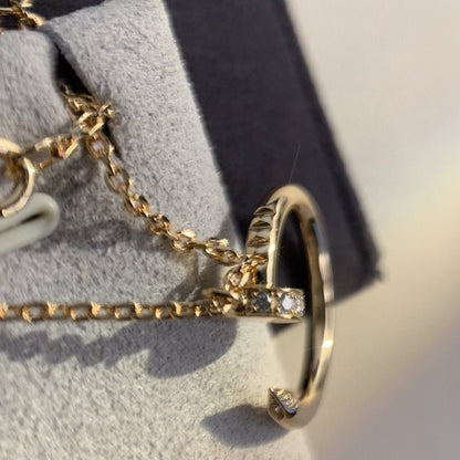 [Mystic]JUSTE NECKLACE PINK GOLD