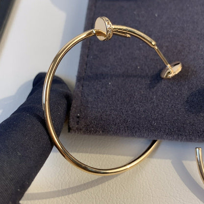 [Mystic]JUSTE EARRINGS GOLD DIAMONDS 1.8MM