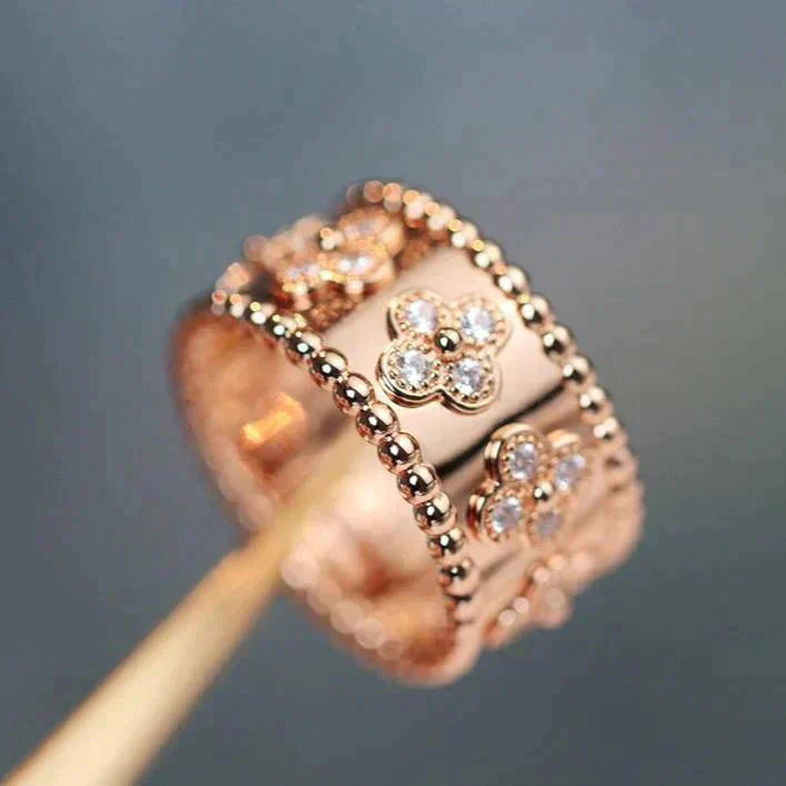 [Mystic]CLOVER KALEIDOSCOPE RING 10MM