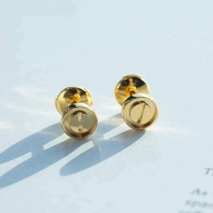 [Mystic Crown]LOVE EARRINGS GOLD 10MM