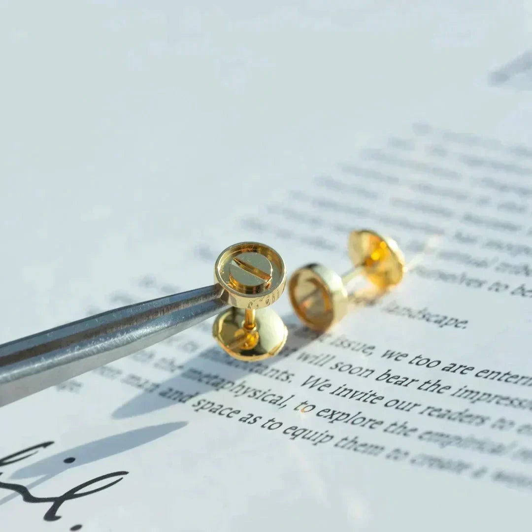 [Mystic]LOVE EARRINGS GOLD 10MM