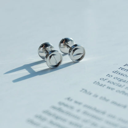 [Mystic]LOVE EARRINGS SILVER 10MM