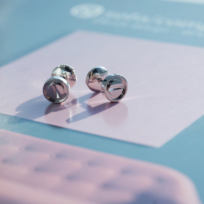 [Mystic]LOVE EARRINGS SILVER 10MM