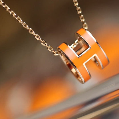 [Mystic]POP H PEDANT PINK GOLD