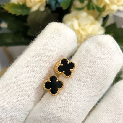 [Mystic]CLOVER MINI GOLD EARRINGS