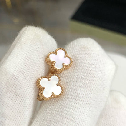 [Mystic]CLOVER MINI GOLD EARRINGS