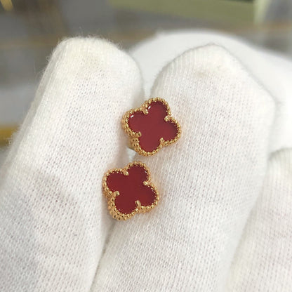 [Mystic]CLOVER MINI GOLD EARRINGS