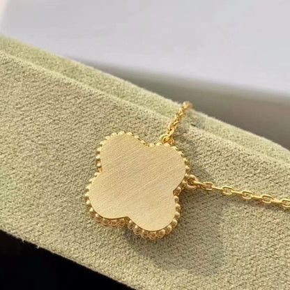 [Mystic]CLOVER 15MM DIAMOND TURQUOISE NECKLACE