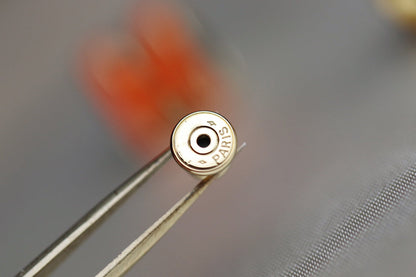 [Mystic]MINI POP H EARRINGS ORANGE